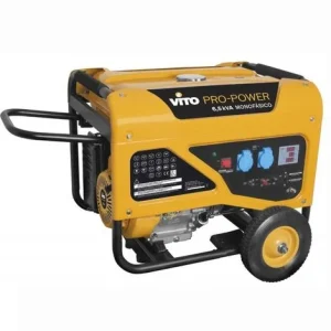 Groupe électrogène 6.5KVA VITO ProPower 5500W 13cv Essence Monophasé 6.5Kva 389cm3 Autonomie 10h