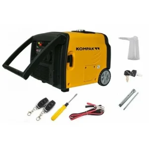 Groupe électrogène Kompak KGG35EI démarrage élec Inverter insonorisé 3200W télécommande